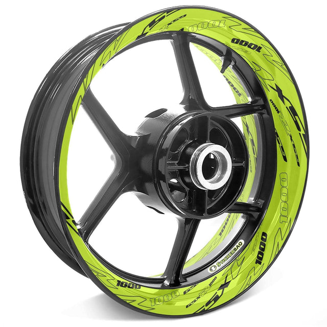 For Suzuki GSX-R 1000 Logo 17 inch Rim Wheel Stickers TA001 Whole Rim Decal.