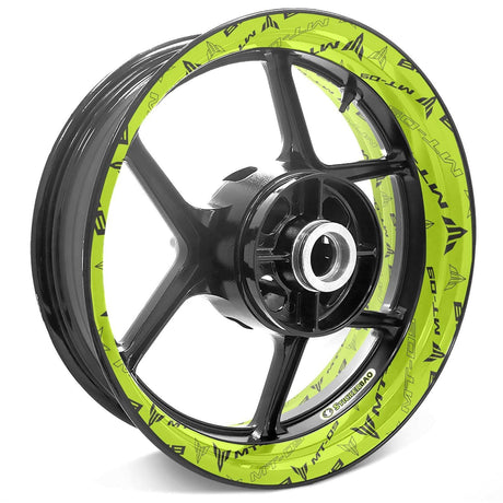 For Yamaha MT-09 MT09 Logo 17 inch Rim Wheel Stickers TA001 Whole Rim Decal.