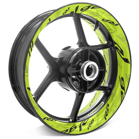 For Yamaha R6 Logo YZF R6 17 inch Rim Wheel Stickers TA001 Whole Rim Decal.