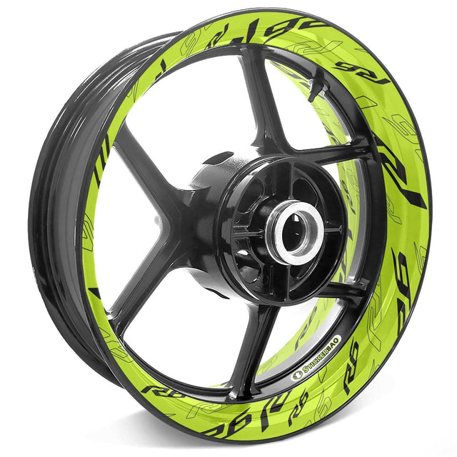 For Yamaha R6 Logo YZF R6 17 inch Rim Wheel Stickers TA001 Whole Rim Decal.
