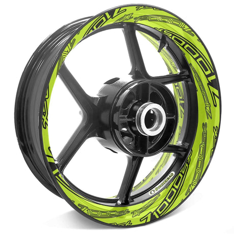 For Kawasaki Z1000 SX Logo 17 inch Rim Wheel Stickers TA001 Whole Rim Decal.