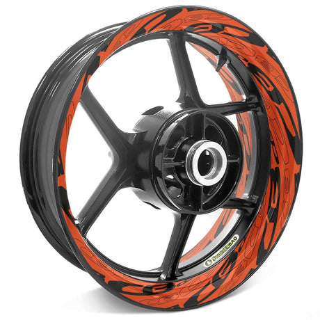 For Honda CB Logo CB600F CB900F 17 inch Rim Wheel Stickers TA001 Whole Rim Decal.