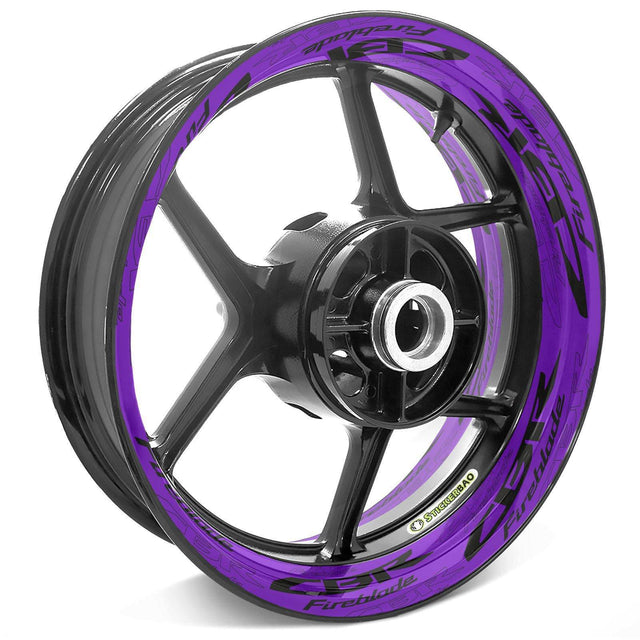 For Honda CBR Fireblade Logo CBR1000RR 17 inch Rim Wheel Stickers TA001 Whole Rim Decal.