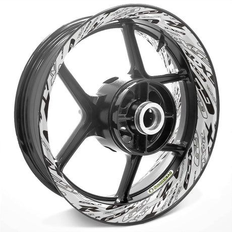 For Suzuki GSX-R Logo GSX-R 750 1000 17 inch Rim Wheel Stickers TA001 Whole Rim Decal.