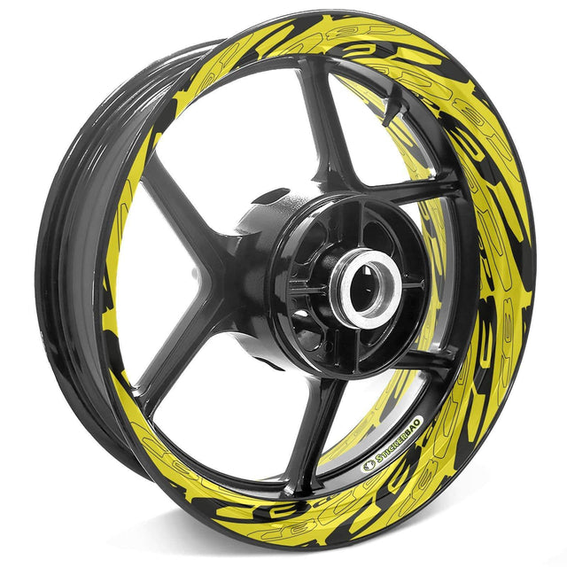 For Honda CB Logo CB600F CB900F 17 inch Rim Wheel Stickers TA001 Whole Rim Decal.