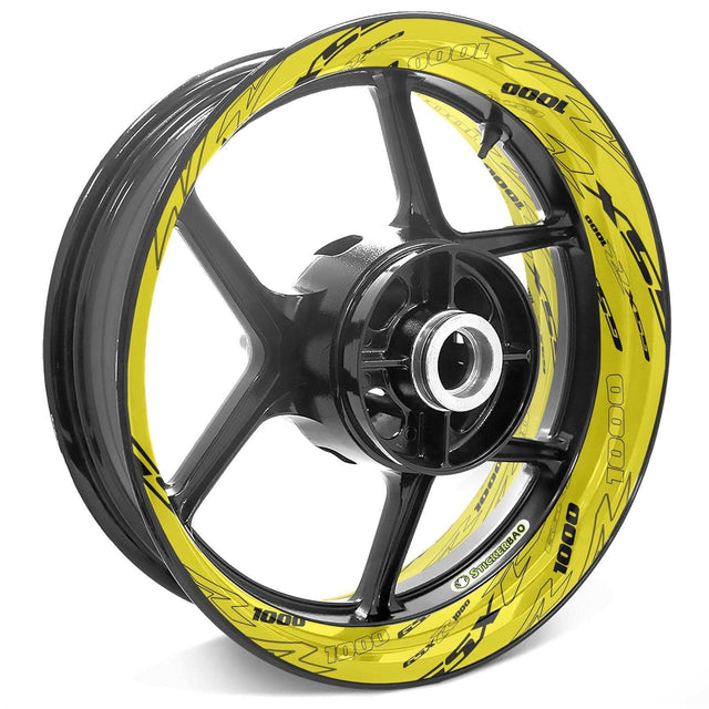 For Suzuki GSX-R 1000 Logo 17 inch Rim Wheel Stickers TA001 Whole Rim Decal.