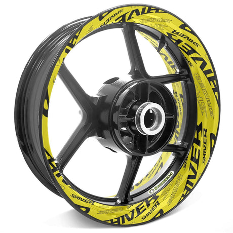 For Aprilia Shiver Logo SL750 SL900 17 inch Rim Wheel Stickers TA001 Whole Rim Decal.
