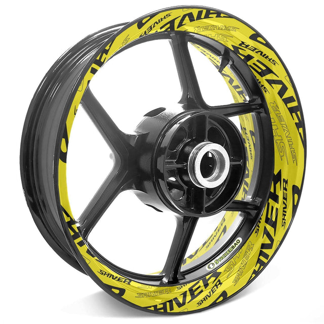 For Aprilia Shiver Logo SL750 SL900 17 inch Rim Wheel Stickers TA001 Whole Rim Decal.