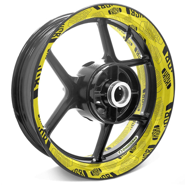 For Yamaha XSR Logo XSR700 XSR900 17 inch Rim Wheel Stickers TA001 Whole Rim Decal.