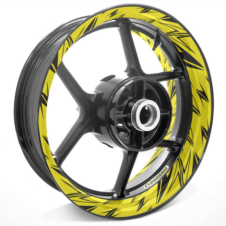 For Kawasaki Z Logo Z900 Z1000 17 inch Rim Wheel Stickers TA001 Whole Rim Decal.