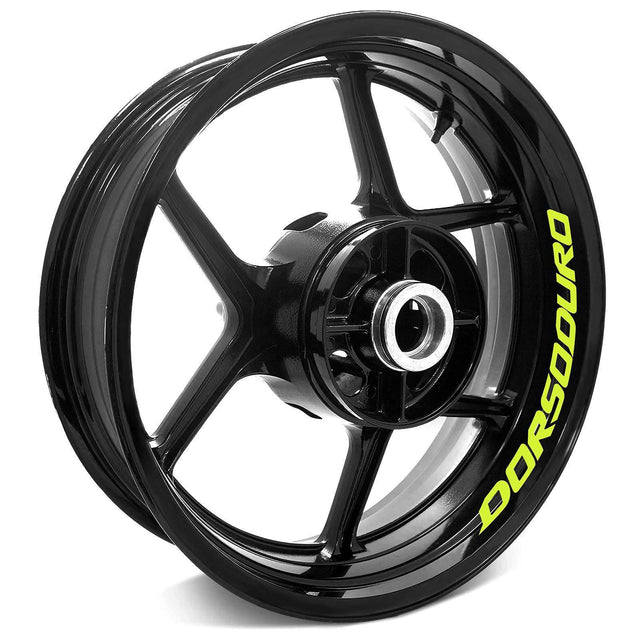 For Aprilia Dorsoduro 750 900 Logo 17 inch Rim Wheel Stickers WSSB Inner Rim Decal.