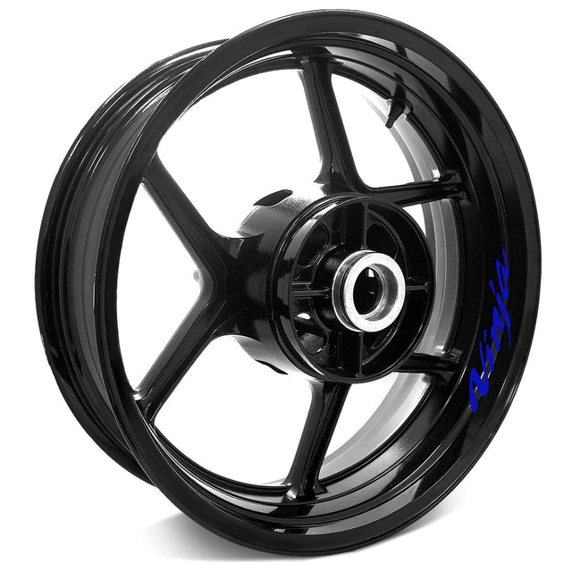 For Kawasaki Ninja 1000 650 400 Logo 17 inch Rim Wheel Stickers WSSB Inner Rim Decal.