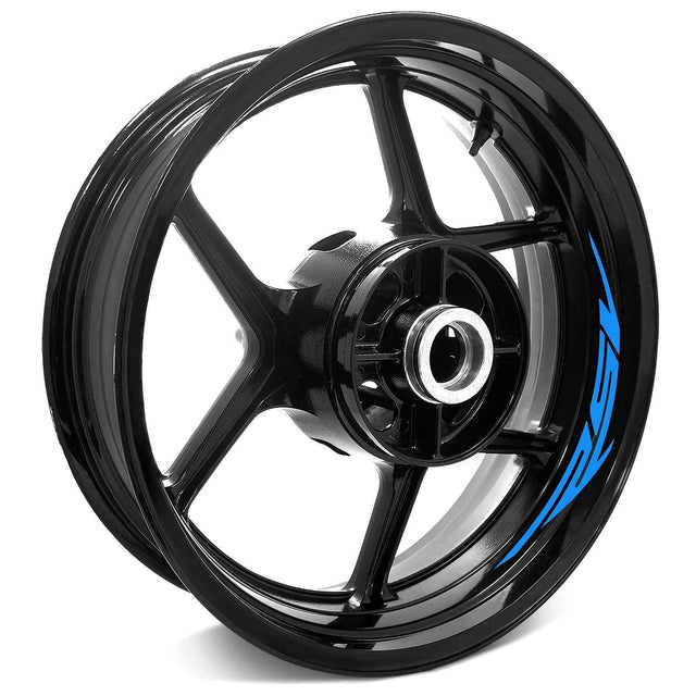 For Aprilia RSV1000 R Mille Logo 17 inch Rim Wheel Stickers WSSB Inner Rim Decal.