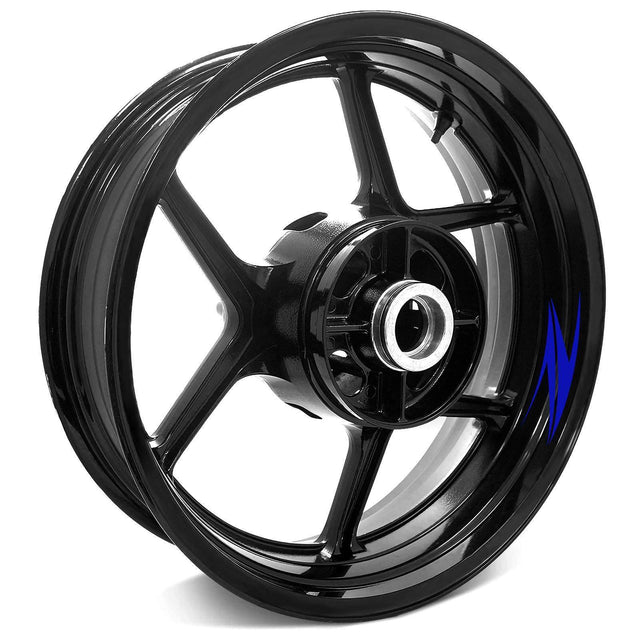 For Kawasaki Z750 Z800 Logo 17 inch Rim Wheel Stickers WSSB Inner Rim Decal.