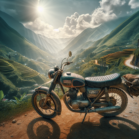Exploring Vietnam on Lucy the 125cc Minsk Motorcycle