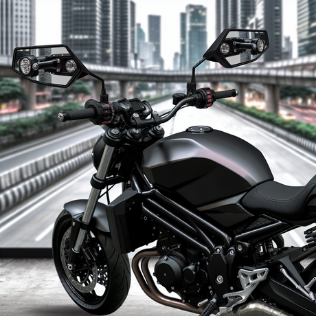 Upgrade Your Ride with Stylish End Bar Mirror Motorcycle