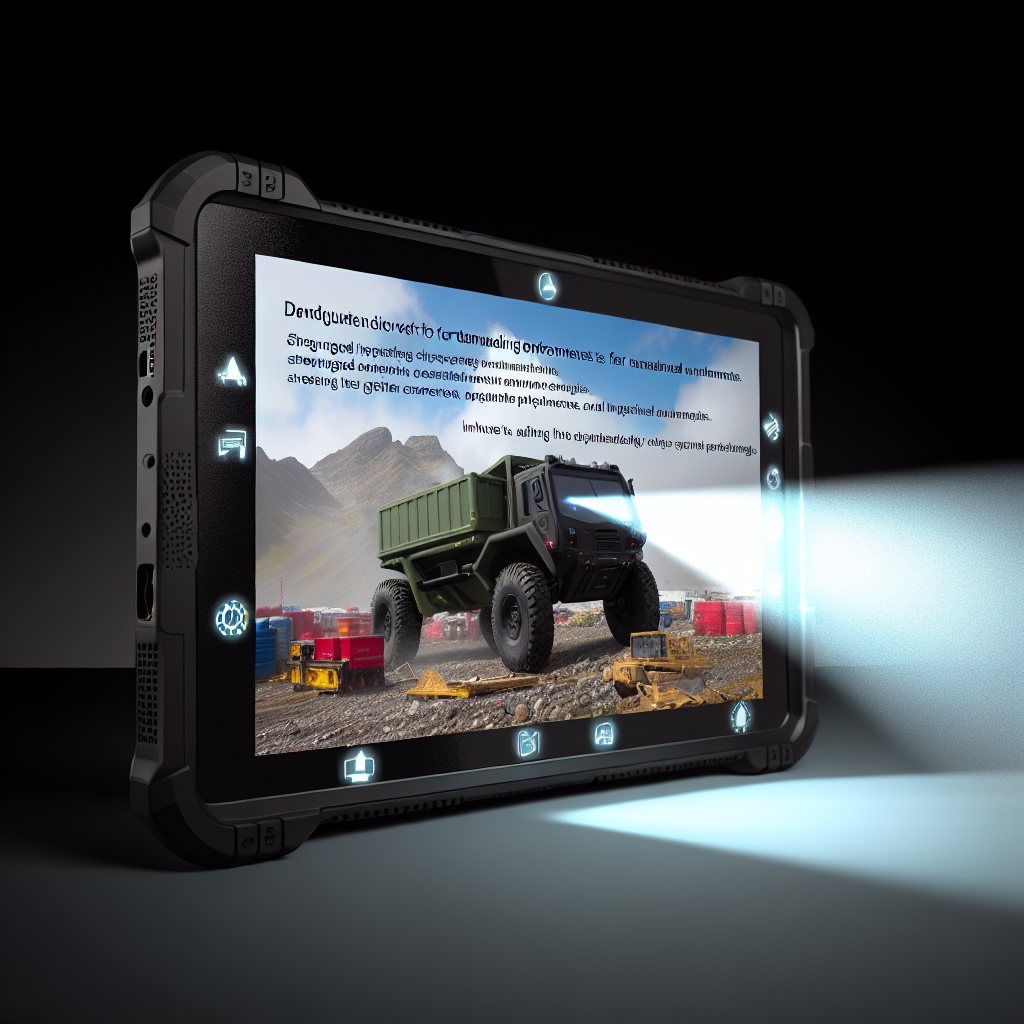 Tank Pad 5G Rugged Tablet With Projector Redefines Durability ...