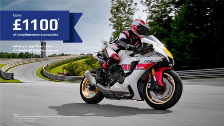 Unleash Your Yamaha's Ride with Up to £1,100 Worth of Complimentary Accessories!