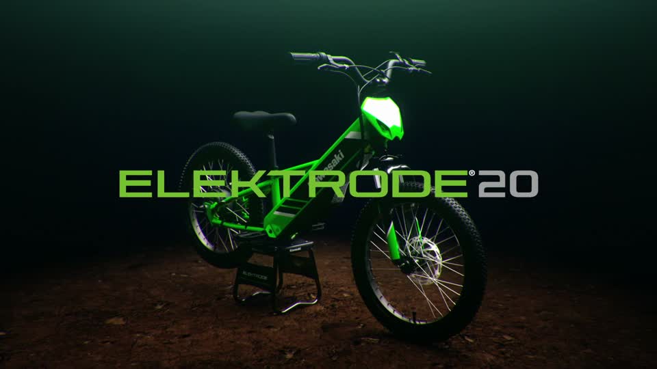 Kawasaki Introduces the Thrilling Elektrode® 20 - A Powerful Electric Balance Bike for Young Riders