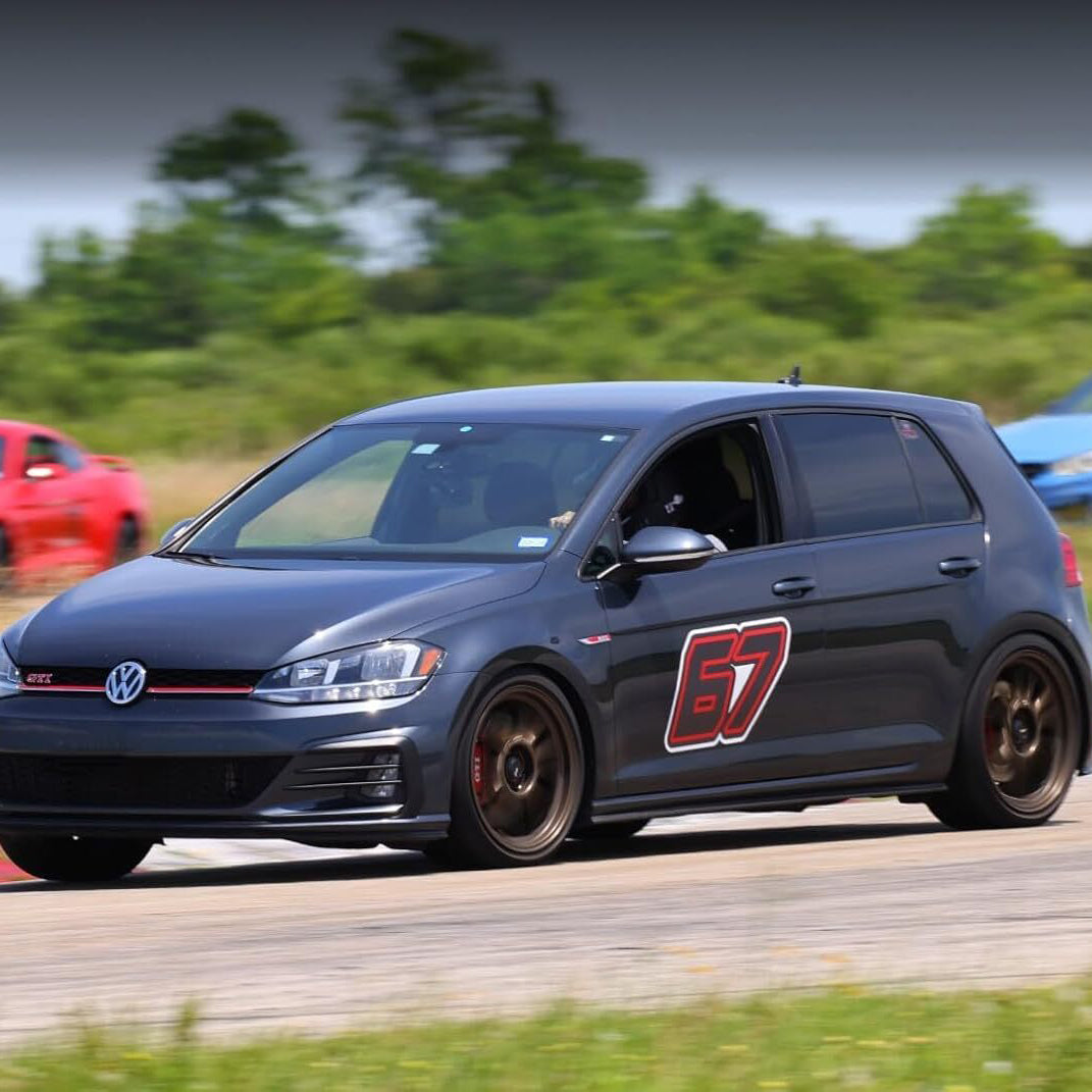 Custom Number Sticker / Magnet - Carbon