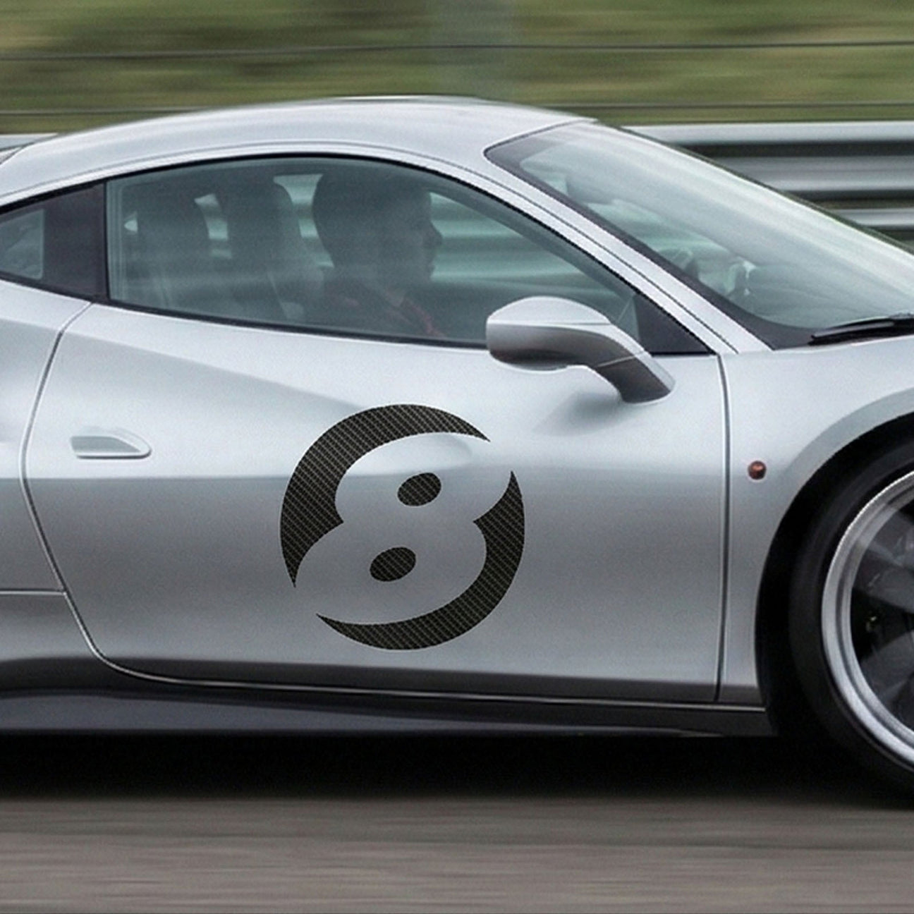 Race Track Decals / Magnet - Hollow