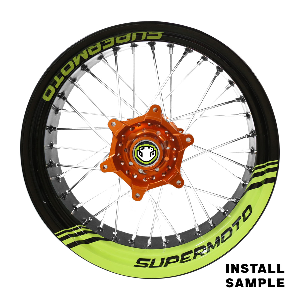 ULTIMATE Whole Rim Sticker - Supermpto Bike – StickerBao Wheel Sticker ...