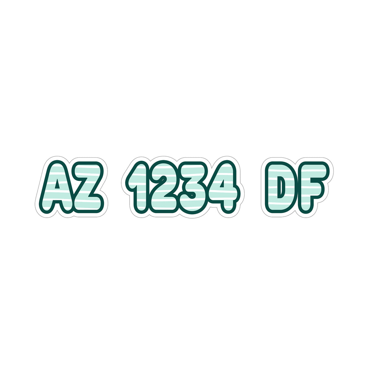 Custom Boat Registration Numbers Stickers Letter Decal - Line Green ...