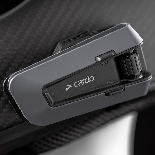 Cardo Packtalk Edge Motorcycle Bluetooth Communication System Headset Intercom Black - StickerBao Wheel Sticker Store