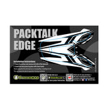 For Cardo Packtalk Edge Neo Pro Skin Stickers Graphics Decal Protection Black Wings Motorcycle Accessories