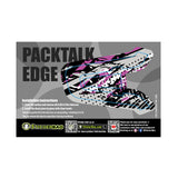 For Cardo Packtalk Edge Neo Pro Skin Stickers Graphics Decal Protection Pink Cyber Motorcycle Accessories