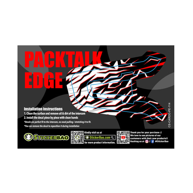 For Cardo Packtalk Edge Neo Pro Skin Stickers Graphics Decal Protection Tree Branch Motorcycle Accessories