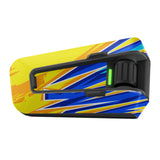 For Cardo Packtalk Edge Neo Pro Skin Stickers Graphics Decal Protection Yellow Blue Pulse Motorcycle Accessories