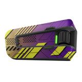 For Cardo Packtalk Edge Neo Pro Skin Stickers Graphics Decal Protection Purple Yellow Transform Motorcycle Accessories