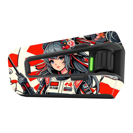 For Cardo Packtalk Edge Neo Pro Use Protection Graphics Decal Stickers AI Art Anime Girl - Motorcycle Accessories