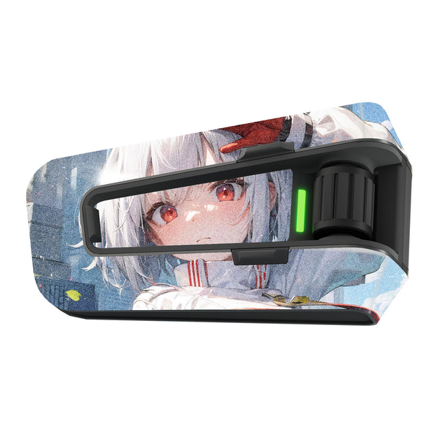 For Cardo Packtalk Edge Neo Pro Use Protection Graphics Decal Stickers AI Art Anime Girl - Motorcycle Accessories