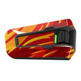 For Cardo Packtalk Edge Neo Pro Wrap Skin Stickers Decal Red Blaze | Upgrade your Cardo Packtalk Edge Neo Pro with our stylish Wrap Skin Stickers at StickerBao. These durable decals offer a personalized touch while safeguarding your device. With easy application and a range of eye-catching designs, you can ride in style. Discover the perfect wrap for your gear today!