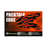 For Cardo Packtalk Edge Neo Pro Skin Stickers Graphics Decal Protection Orange Maze Motorcycle Accessories