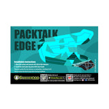 For Cardo Packtalk Edge Neo Pro Skin Stickers Graphics Decal Protection Aqua Blocks Motorcycle Accessories