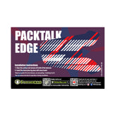 For Cardo Packtalk Edge Neo Pro Skin Stickers Graphics Decal Protection Red Full Stripe Motorcycle Accessories