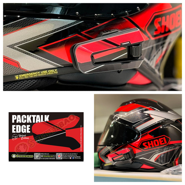 For Cardo Packtalk Edge Neo Pro Communication System Use Protection Graphics Decal Stickers - Color For Z8 PROLOGUE NXR2 PROLOGUE TC1