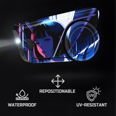 For Sena 60S Skin Stickers Communication System Protection Graphics Decal Futuristic Girl Motorcycle Accessories