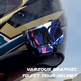 For Sena 60S Skin Stickers Communication System Protection Graphics Decal Futuristic Girl Motorcycle Accessories