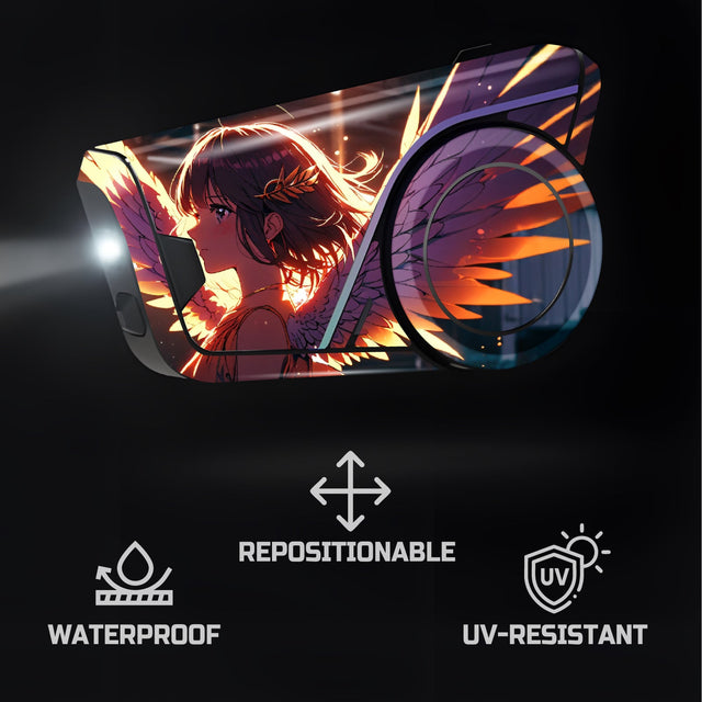 For Sena 60S Skin Stickers Communication System Protection Graphics Decal Angel Anime girl Motorcycle Accessories