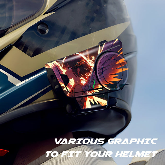 For Sena 60S Skin Stickers Communication System Protection Graphics Decal Angel Anime girl Motorcycle Accessories
