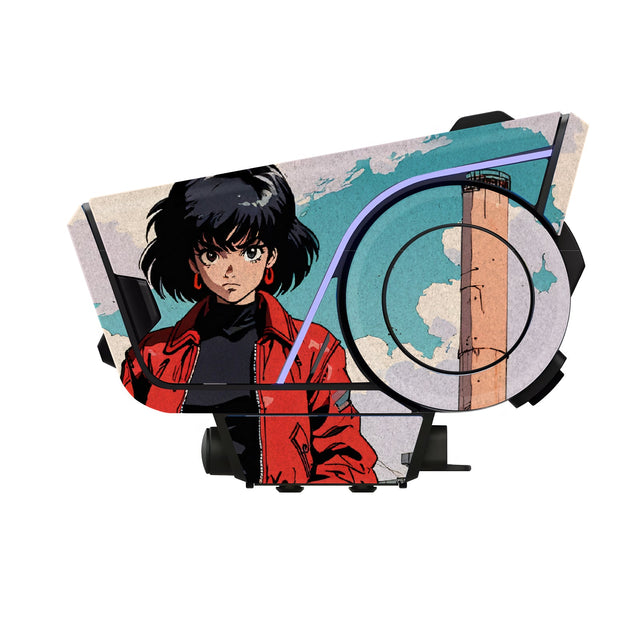 For Sena 60S Skin Stickers Communication System Protection Graphics Decal Red Pilot Lady Motorcycle Accessories