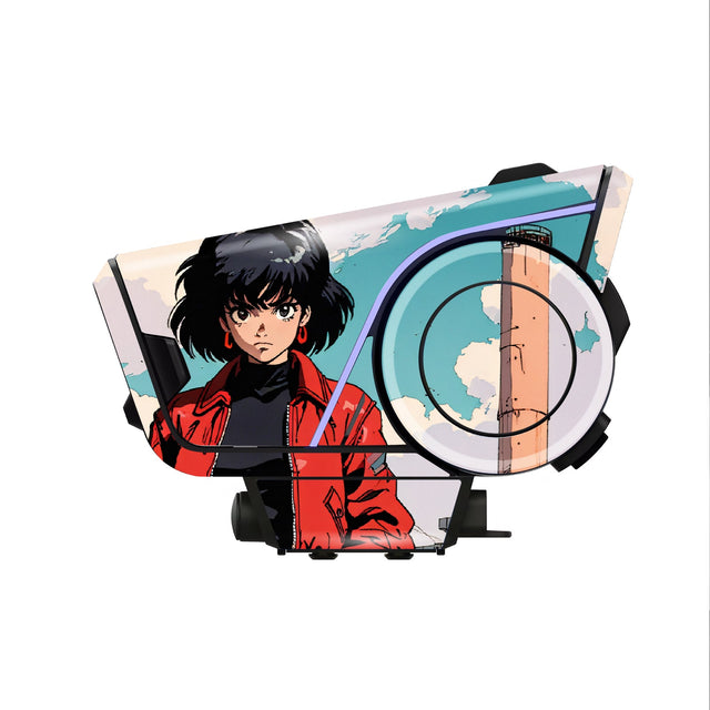 For Sena 60S Skin Stickers Communication System Protection Graphics Decal Red Pilot Lady Motorcycle Accessories