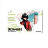 For Sena 60S Skin Stickers Communication System Protection Graphics Decal Red Pilot Lady Motorcycle Accessories