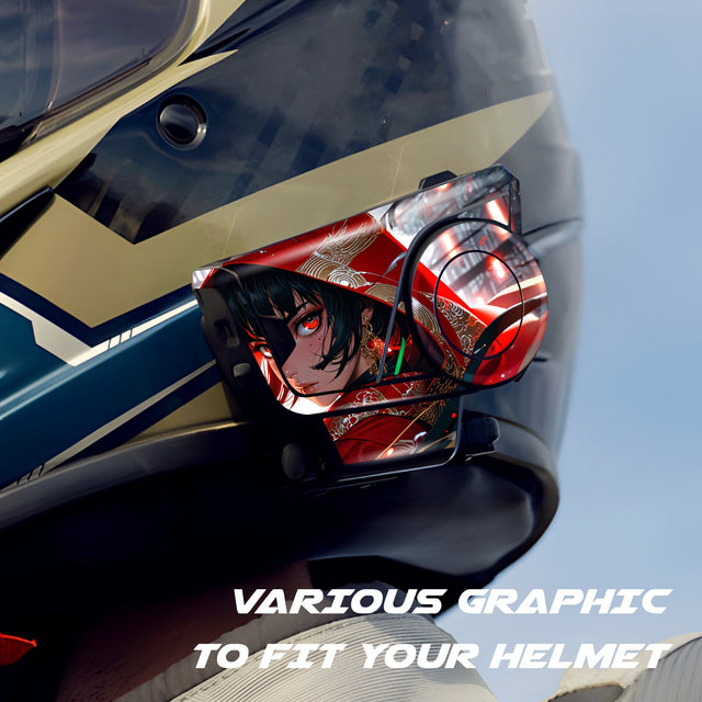 For Sena 60S Skin Stickers Communication System Protection Graphics Decal Red Wizard I Motorcycle Accessories