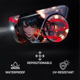 For Sena 60S Skin Stickers Communication System Protection Graphics Decal Red Wizard II Motorcycle Accessories
