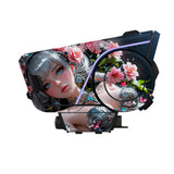 For Sena 60S Skin Stickers Communication System Protection Graphics Decal Fantasy Flower Lady Motorcycle Accessories
